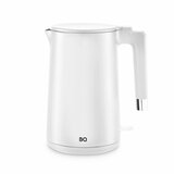 Чайник электрический с двойными стенками BQ (БИ-КЬЮ) KT1720P, 1,5 л, 2200 Вт, белый