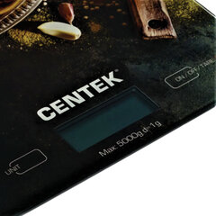 Весы кухонные CENTEK CT-2462 &laquo;Специи&raquo;, электронный дисплей, max вес 5 кг, тарокомпенсация, стекло