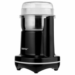 Кофемолка CENTEK CT-1365, мощность 250 Вт, вместимость 70 г, пластик, черная