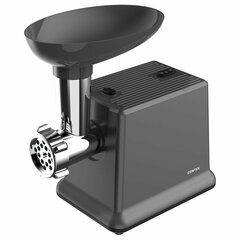 Мясорубка CENTEK CT-1624, 2000 Вт, производительность 2 кг/<wbr/>мин, 4 насадки, реверс, черный