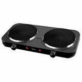 Настольная электрическая плита CENTEK CT-1507, 2000Вт, 2 конфорки, 5 режимов нагрева, черная