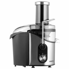 Соковыжималка CENTEK CT-1212, 1200 Вт, стакан 1,1 л, емкость для жмыха 1,7 л, металл, сталь/<wbr/>черный