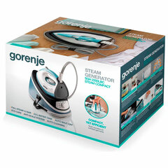 Парогенератор GORENJE SGH2200LBC, 2200 Вт, 4,5 Бар, пар 50 г/<wbr/>мин, паровой удар 100 г/<wbr/>мин, 2 л, синий