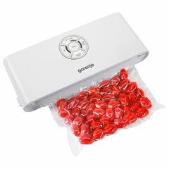 Вакууматор/<wbr/>вакуумный упаковщик GORENJE VS120W, 120 Вт, 2 режима, ширина пакета до 30 см, белый