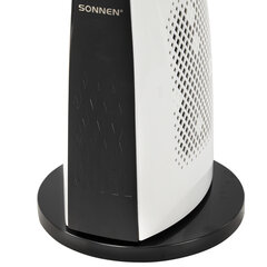 Вентилятор колонный SONNEN TF-1906, 50 Вт, 110 см, ТИХИЙ, 3 скорости потока, пульт ДУ, бело-черный, вращение 50°, 457786
