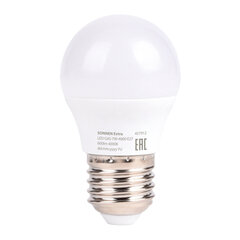 Лампа светодиодная SONNEN EXTRA, 7 (60) Вт, E27, шар, нейтральный белый, 30000 ч, LED G45-7W-4000-Е27, 457912