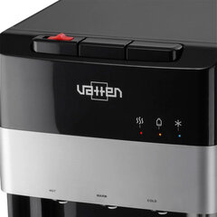 Кулер для воды VATTEN L03NKV, напольный, НАГРЕВ/<wbr/>ОХЛАЖДЕНИЕ КОМПРЕССОРНОЕ, бутыль снизу, УФ-очистка, 3 крана, черный