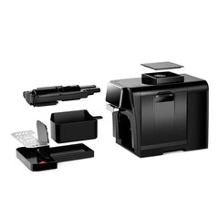 Кофемашина KITFORT КТ-7424, 1480 Вт, объем 1,5 л, для зерен 200 г, черная