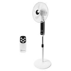 Вентилятор напольный ELECTROLUX EFF-901N, 3 режима, d=40 см, 45 Вт, таймер, пульт ДУ, белый