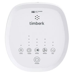 Охладитель воздуха колонный TIMBERK T-SAC01RC, 4 в 1, 3 режима, 50 Вт, бак 3 л, пульт ДУ, белый