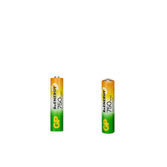 Батарейки аккумуляторные GP ReEnergy Ni-Mh НАБОР 8 шт. (ПРОМО 4+4), AA+ААА (HR6+HR03), 2000 mAh + 750 mAh