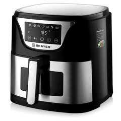 Аэрогриль BRAYER BR2037, 1500 Вт, 5 л, 7 программ, таймер, сенсорное управление, нержавеющая сталь