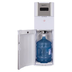 Кулер для воды AQUA WORK QRB-72LDS, напольный, НАГРЕВ/<wbr/>ОХЛАЖДЕНИЕ ЭЛЕКТРОННОЕ, таймер, бутыль снизу, белый, 33352