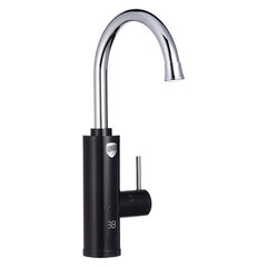 Водонагреватель проточный электрический ROYAL THERMO QuickTap, 3,3 кВт, 1,48 л/<wbr/>м, кран, черный