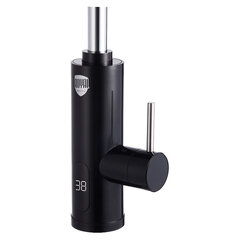 Водонагреватель проточный электрический ROYAL THERMO QuickTap, 3,3 кВт, 1,48 л/<wbr/>м, кран, черный