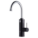 Водонагреватель проточный электрический ROYAL THERMO QuickTap, 3,3 кВт, 1,48 л/м, кран, черный