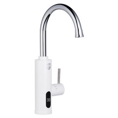 Водонагреватель проточный электрический ROYAL THERMO QuickTap, 3,3 кВт, 1,48 л/<wbr/>м, кран, белый