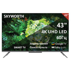 Телевизор SKYWORTH 43G66G, 43" (109 см), 3840&times;2160, 4K, 16:9, Google TV, Wi-Fi, черный