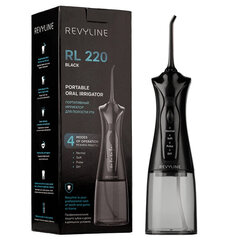 Ирригатор для полости рта REVYLINE RL 220, емкость резервуара 0,3 л, 2 насадки, черный