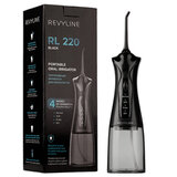Ирригатор для полости рта REVYLINE RL 220, емкость резервуара 0,3 л, 2 насадки, черный