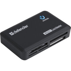 Картридер DEFENDER OPTIMUS USB 2.0, порты SD/<wbr/>MMC, TF, M2, MC, CF, XD, 83501