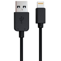 Кабель USB 2.0 – Lightning, 1 м, RED LINE, для подключения портативных устройств, черный