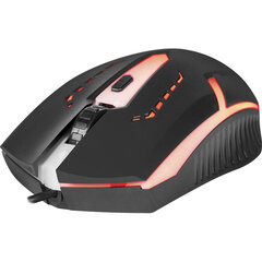 Мышь проводная DEFENDER Flash MB-600L, 800-1200 dpi, 4 кнопки + 1 колесо-кнопка, оптическая, черная