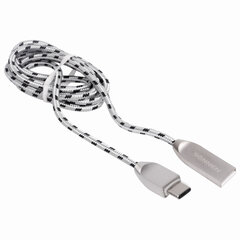 Кабель USB 2.0 – Type-C, 1 м, SONNEN Premium, медь, передача данных и быстрая зарядка, 513127