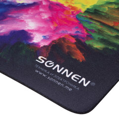 Коврик для мыши SONNEN &laquo;EXPLOSIVE&raquo;, резина + ткань, 220&times;180&times;3 мм, 513291