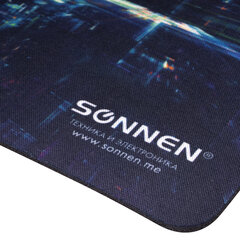 Коврик для мыши SONNEN &laquo;SINGULARITY&raquo;, резина + ткань, 220&times;180&times;3 мм, 513293