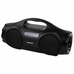 Колонка портативная SONNEN B332, 16 Вт, Bluetooth, FM-тюнер, microSD, MP3-плеер, черная