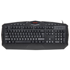 Клавиатура проводная игровая SONNEN Q9M, USB, 114 клавиш, РАДУЖНАЯ LED-подсветка, черная, 513511