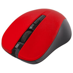 Мышь беспроводная с бесшумным кликом SONNEN V18, USB, 800/<wbr/>1200/<wbr/>1600 dpi, 4 кнопки, красная, 513516
