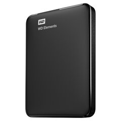 Внешний жесткий диск WD Elements Portable 1TB, 2.5", USB 3.0, черный, WDBUZG0010BBK-WESN