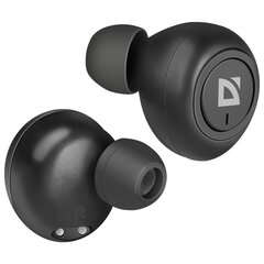 Наушники с микрофоном (гарнитура) DEFENDER TWINS 638, Bluetooth, беспроводные, черные