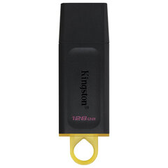 Флеш-диск 128 GB KINGSTON DataTraveler Exodia, разъем USB 3.2, черный/<wbr/>желтый, DTX/<wbr/>128GB