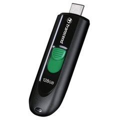 Флеш-диск 128 GB TRANSCEND JetFlash 790C, разъем USB Type-С, черный/<wbr/>зеленый, TS128GJF790C