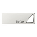 Флеш-диск 8GB NETAC U326, USB 2.0, серебристый, NT03U326N-008G-20PN