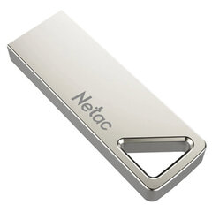 Флеш-диск 16 GB NETAC U326, USB 2.0, металлический корпус, серебристый, NT03U326N-016G-20PN