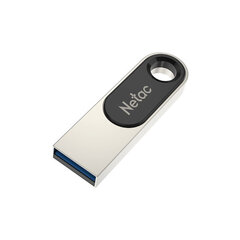 Флеш-диск 16 GB NETAC U278, USB 2.0, металлический корпус, серебристый/<wbr/>черный, NT03U278N-016G-20PN