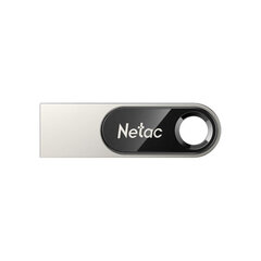 Флеш-диск 16 GB NETAC U278, USB 2.0, металлический корпус, серебристый/<wbr/>черный, NT03U278N-016G-20PN