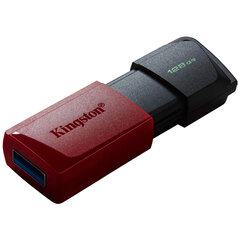 Флеш-диск 128GB KINGSTON DataTraveler Exodia M, разъем USB 3.2, черный/<wbr/>красный, DTXM/<wbr/>128GB