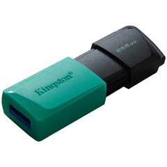 Флеш-диск 256GB KINGSTON DataTraveler Exodia M, разъем USB 3.2, черный/<wbr/>зеленый, DTXM/<wbr/>256GB