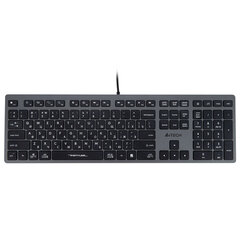 Клавиатура проводная A4TECH Fstyler FX50, USB, 109 кнопок, серая, 1624628