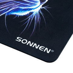 Коврик для мыши SONNEN &laquo;NEON CAT&raquo; резина + ткань, 250&times;200&times;2 мм, 513956