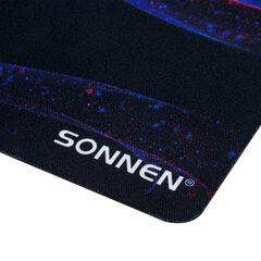 Коврик для мыши SONNEN &laquo;NEON WAVE&raquo; резина + ткань, 250&times;200&times;2 мм, 513958
