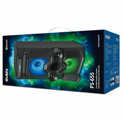 Колонка портативная SVEN PS-655, 50 Вт, TWS, Bluetooth, FM, USB, microSD, LED-дисплей, пульт, черная