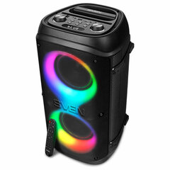 Колонка портативная SVEN PS-800, 100 Вт, TWS, Bluetooth, FM, USB, microSD, LED-дисплей, черная, SV-021511