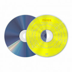 Диск DVD-R MIREX, 4,7 Гб, 16x, Bulk (термоусадка без шпиля), КОМПЛЕКТ 50 шт., UL130003A1T