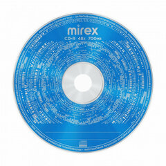 Диск CD-R MIREX, 700 Мб, 48x, Cake Box (упаковка на шпиле), КОМПЛЕКТ 50 шт., UL120051A8B